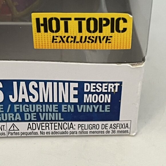 2019 Funko Pop Hot Topic Disney Princess Jasmine Desert Moon Figure #543 - Picture 5 of 16